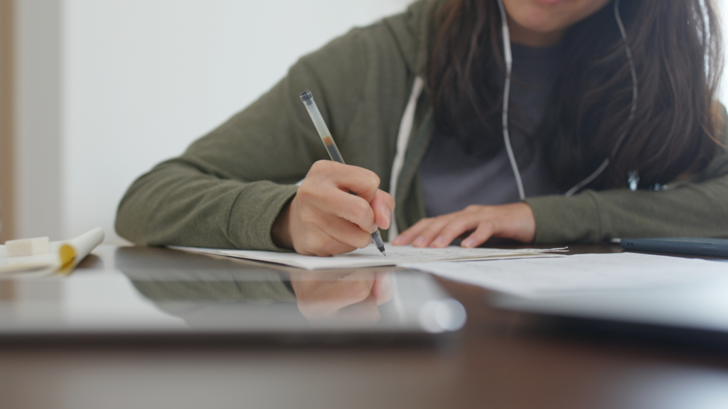 Two young men playing wheelchair basketball