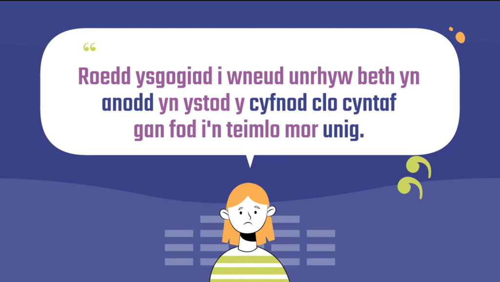 Dy Lais: Dychwelyd I'r Ysgol Report Graphic
