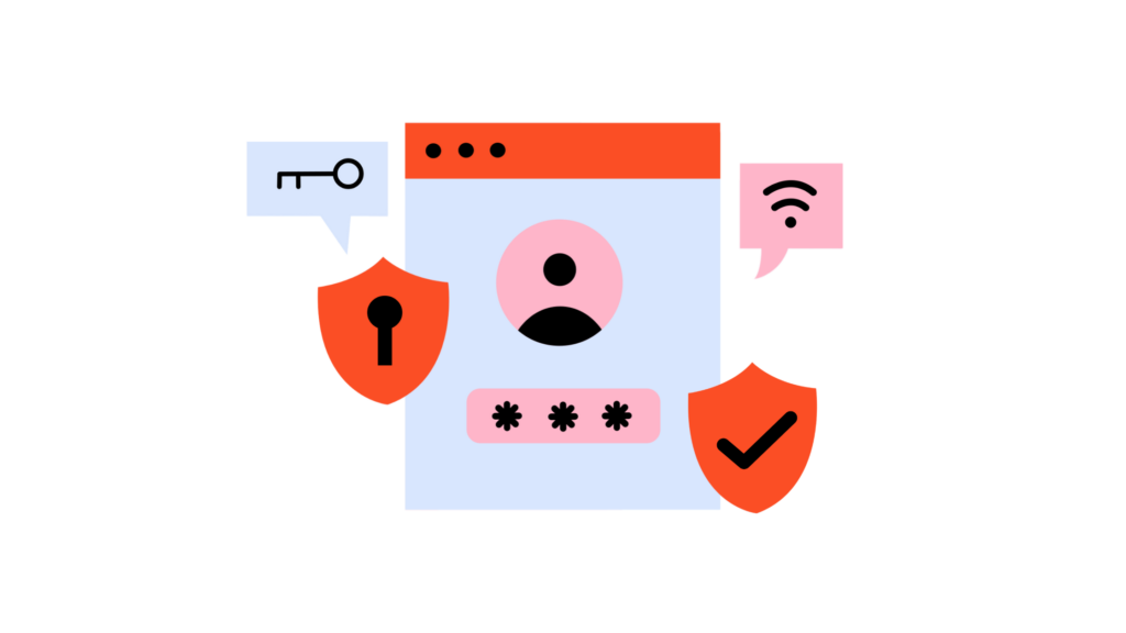 Online profile with hidden personal info