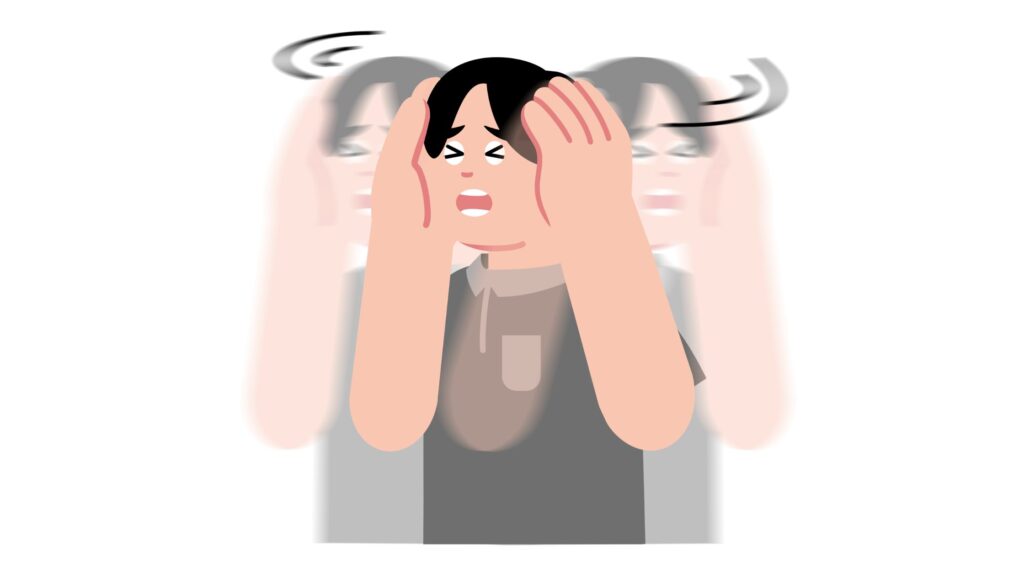 Man shaking his head 