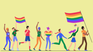 LGBTQ+ pride parade